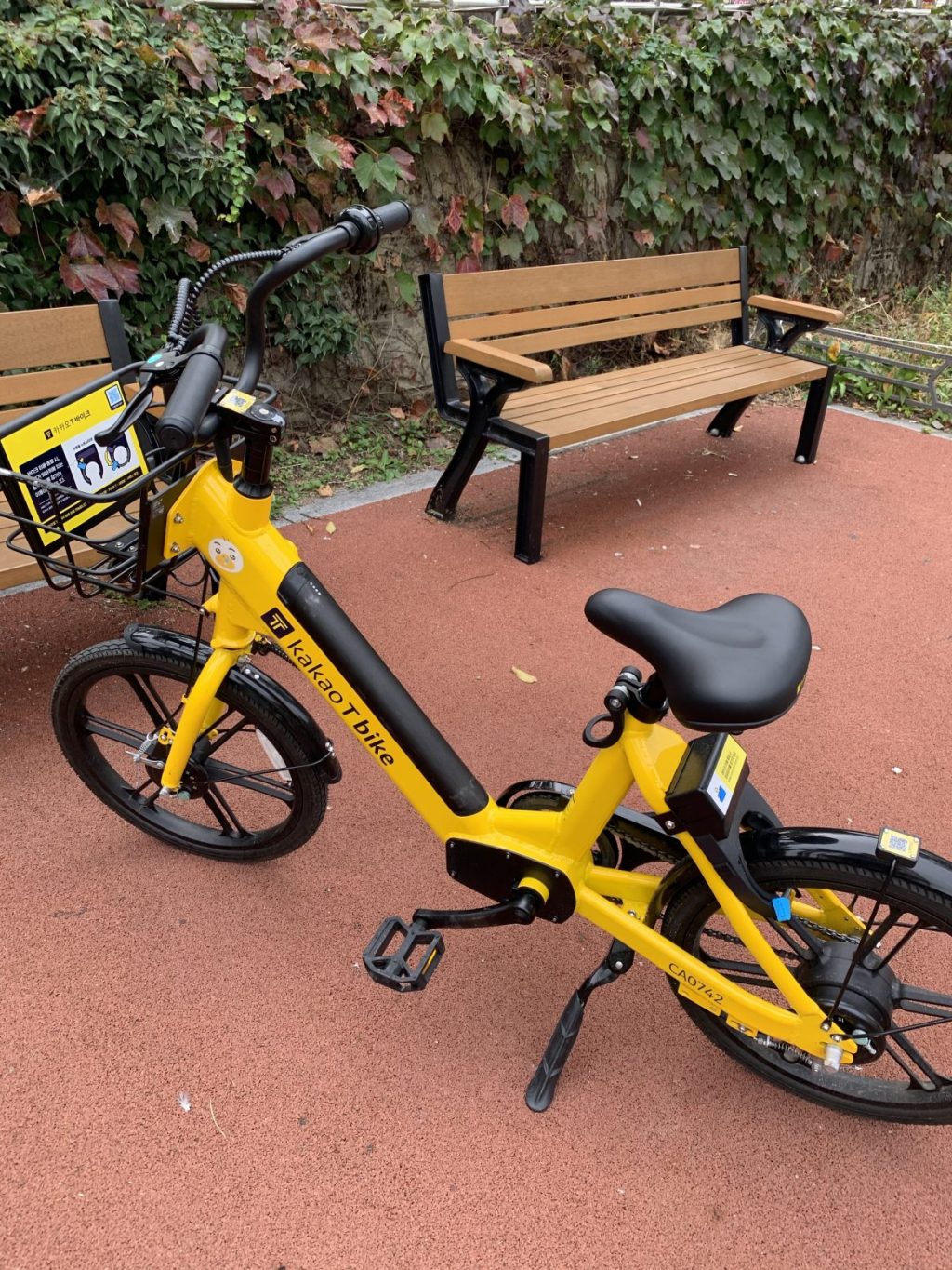 카카오바이크를 타봤다.