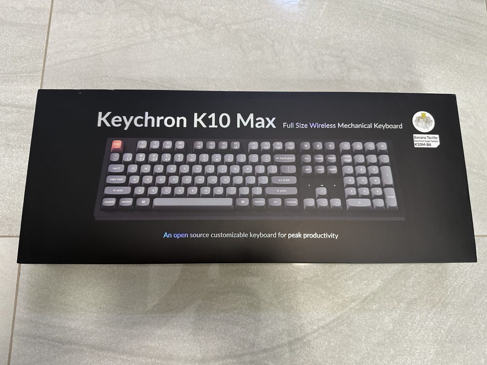 Keychron K10 Max 기계식 키보드 구매 후기