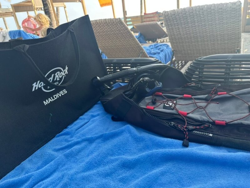 몰디브 하드락 리조트 스노쿨링 장비
